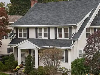 White, mid-class home
